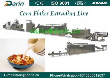 De maïs schilfert machines/Van de cornflakessnack voedselproductielijn af