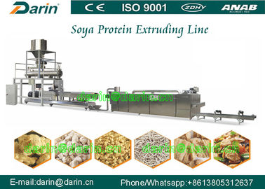 De Extrudermachine van de sojaboon geweven eiwitsoja, cornflakesmachines