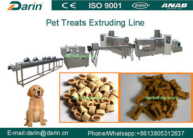 De Extruderproductielijn van de roestvrij staal materiële Hondevoer met de Volledige het levensdienst