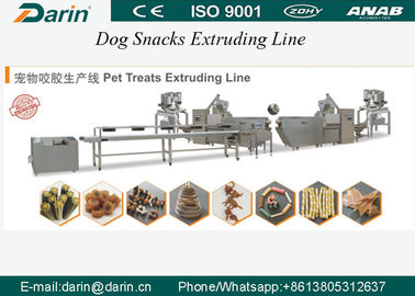 Het huisdier behandelt/Hondevoer die machine/Hondevoerextruder maken met PLC &amp; Touch screen