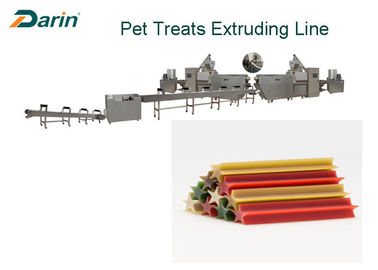 De bi de Uitdrijvingsmachine van de Kleurendraai Gevormde Hondevoer behandelt de Lijn van de Snacksverwerking