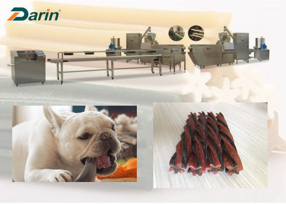 Het roestvrij staal100kw Huisdier kauwt Productielijn voor de Tanden van Honden