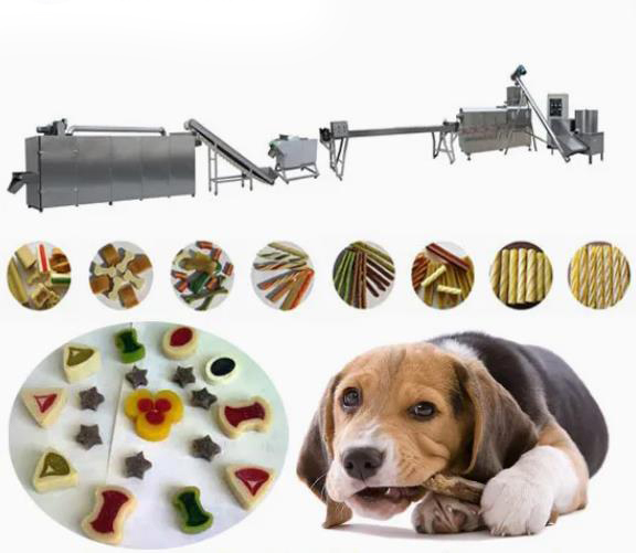De snelle Machines van de Voedsel voor huisdierenverwerking voor Hoogte - de eiwitvleesvoeding kauwt