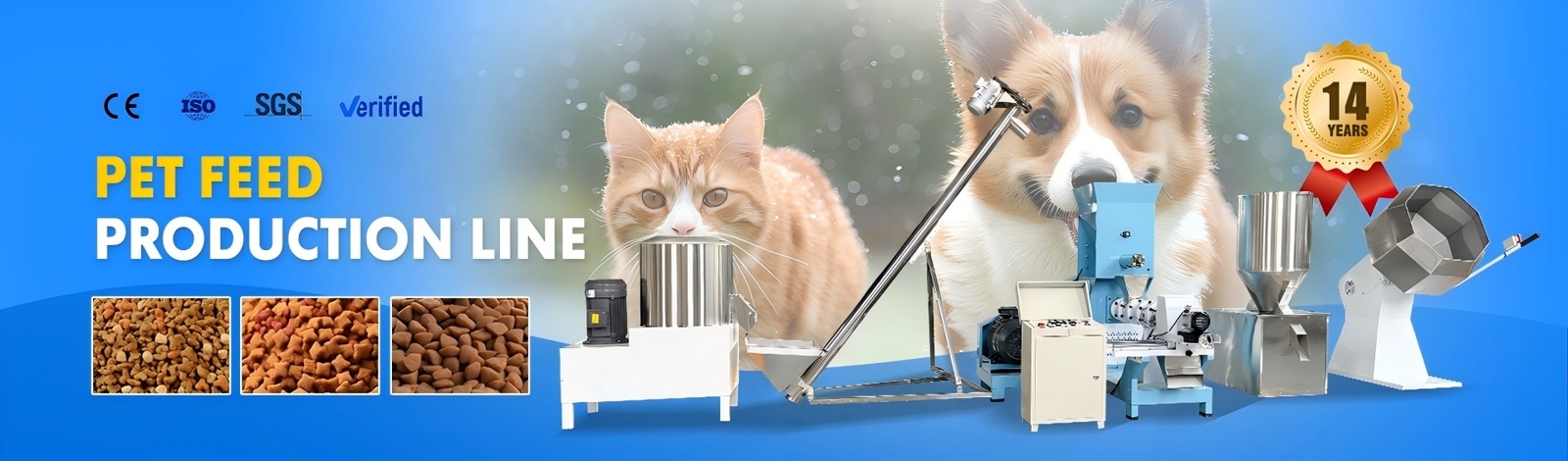 Voedsel voor huisdierenextruder