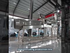 500-600 kg/h Pellet visvoer extruder machine SUS201 SUS304 AutoCAD lay-out