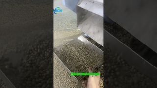 200kg/u drijvende visvoer pellet extruder machine testen vóór verpakking #fishfeedmachine