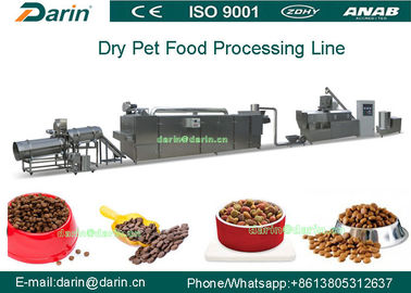 Tweeling - de Extrudermachine van het schroefVoedsel voor huisdieren/het materiaal van de voedseluitdrijving