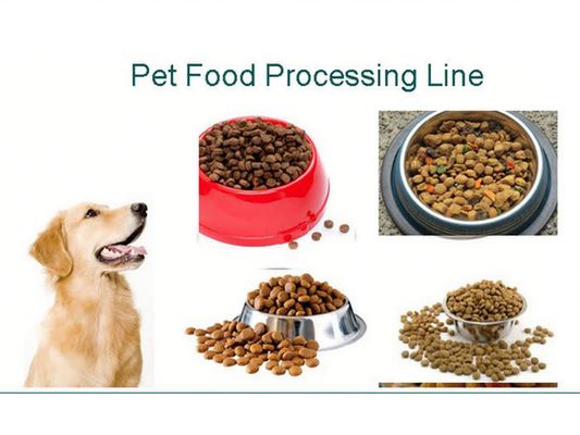 Productielijn voor gezondere pellets voor honden SUS304 Floating Fish Feed Extruder Machine Processing Plant