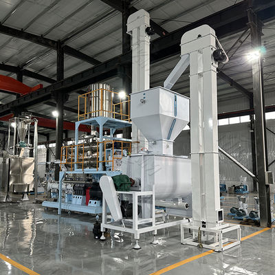 Dubbele Schroef Extrudermachine voor Productielijn voor Huisdier Hond Vis Snacks