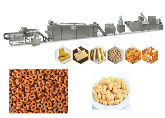 70kw 3 de Machine van de de Rookwolksnack van het Fase150kg/h Roestvrije staal