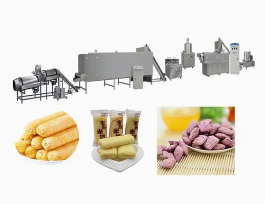Van de het Graanrookwolk van de vrije tijdssnack van de de Extrudermachine de Verwerkingslijn 150kg/h