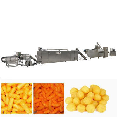 De graan Gepufte Lijn van de Snacks Dubbele Extruder