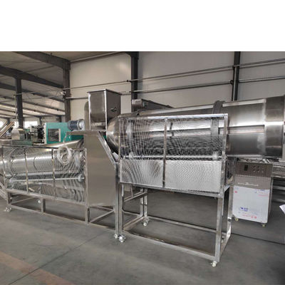 Van het de Snackvoedsel van de graanrookwolk van de de Extrudermachine Dubbel de Schroefroestvrij staal