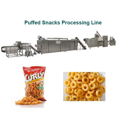 Van het Graansnacks van het snackvoedsel Gepufte de Extrudermachine