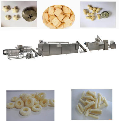 MK-65 Puff Corn Snack Prcess Line Full Life Service Twin Screw Extruder