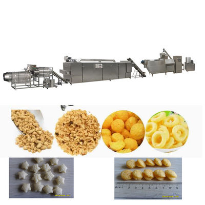 MK-65 Puff Corn Snack Prcess Line Full Life Service Twin Screw Extruder