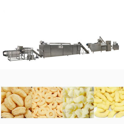 MK-65 Puff Corn Snack Prcess Line Full Life Service Twin Screw Extruder