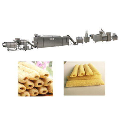 MK-65 Puff Corn Snack Prcess Line Full Life Service Twin Screw Extruder