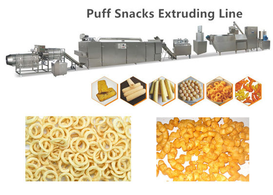 Het snelle van de de Rookwolksnack van de Snelheids Hoge Capaciteit van het de Machinevoedsel de Snacks van de het Graanrookwolk Maken