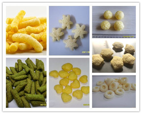 De tweeling van de de Extrudermachine van het Schroefvoedsel van de de Uiring Productielijn van het Graansnacks met Goedgekeurd Ce