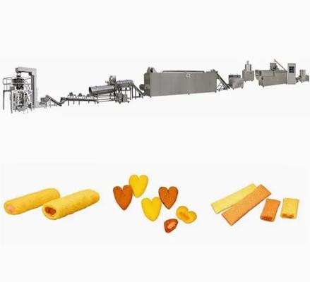 Van de de Rijstrookwolk van de havertarwe de Extrudermachine met Verpakkingsmachine die wordt uitgerust