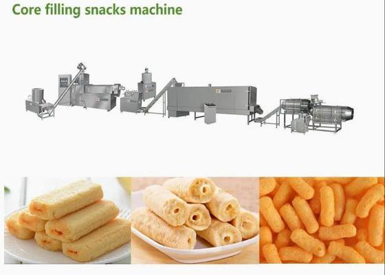 CE Certificaat Chips en Snacks Maïs Pof Extruder Machine SS304 380v 50hz 400-500kg/u