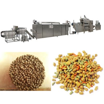 Lage Elektriciteit Drijvende Visvoer Extruder Verwerkingslijn CE / ISO Certificering