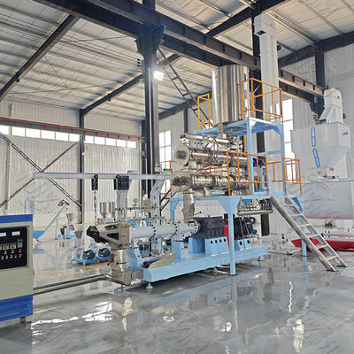 Tarwe Rijst Maïs Ontvette Sojameel Huisdierenvoer Extruder Visvoer Extruder Machine