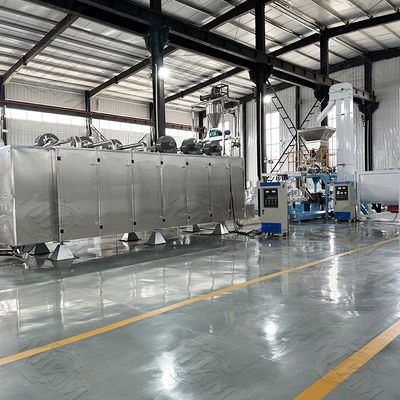 Productielijn voor droog diervoeder met hoge capaciteit, roestvrij staal, met twee schroeven, 200 kW, 1000 kg/uur