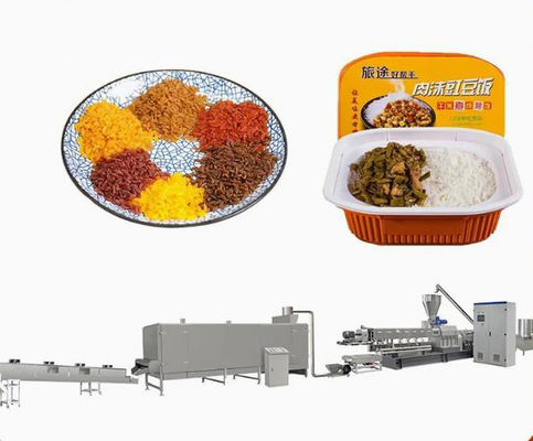 De Extrudermachine van het snackvoedsel/Kunstmatige Rijst die Lijn met Ce uitdrijven