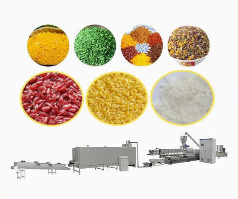 De Extrudermachine van het snackvoedsel/Kunstmatige Rijst die Lijn met Ce uitdrijven