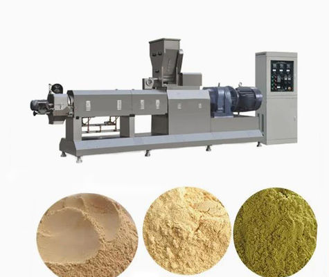 Dubbele schroef Rijstmeel Voedsel Extruder Machine Voedsel Extrusie Apparatuur 193kw