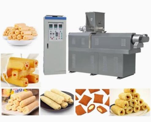 De gepufte Machine van de voedselextruder/bradende de verwerkingslijn van het snackvoedsel