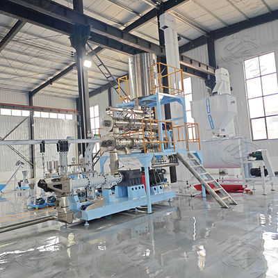 2 materiaal van de het Voedsel voor huisdierenextruder van ton het Grote Capcity, Kat/de extrudermachine van het Vissenvoer