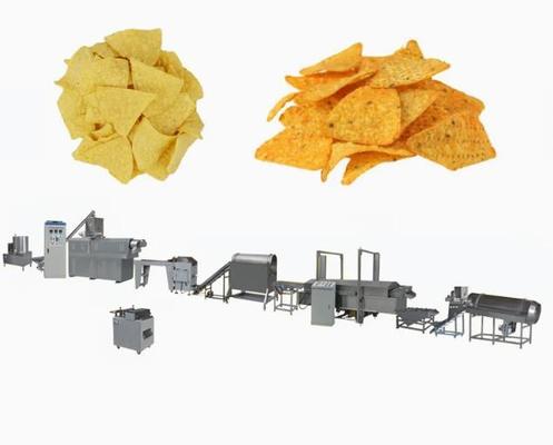 Dubbele de Extrudermachine van de Schroefsnack, de Automatische Productielijn van het Korrelvoedsel