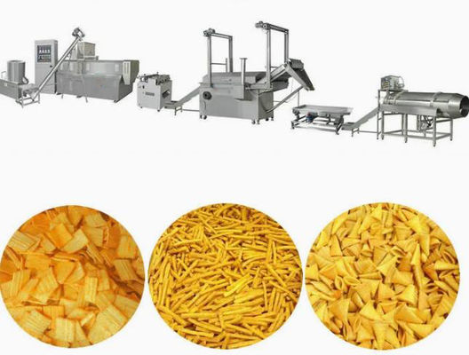 Ce ISO9001 keurde 3D 2D Uitgedreven bradende de verwerkingslijn goed van het snackvoedsel