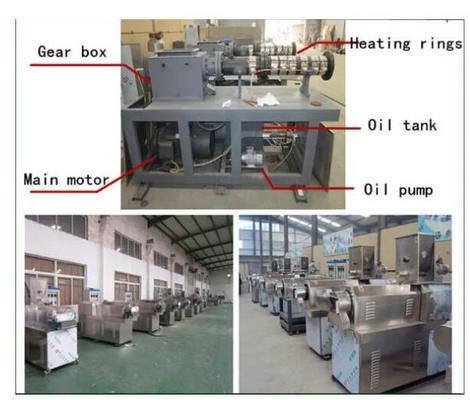 De Extrudermachine van de roestvrij staalsoja voor Soja Geïsoleerde Proteïne