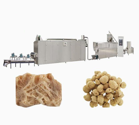Van de het voedselextruder van de geweven/vezel vegetarische snack het proceslijn