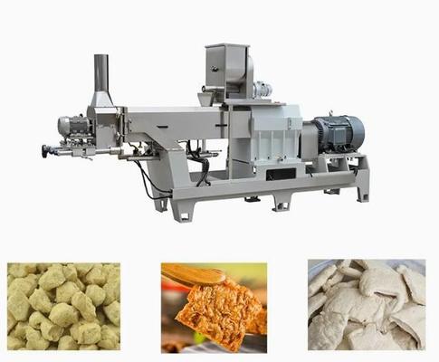 Van de het voedselextruder van de geweven/vezel vegetarische snack het proceslijn