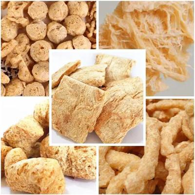 TVP TSP Groente Soja Brokken Extruder Machine 110kw CE Certificaat