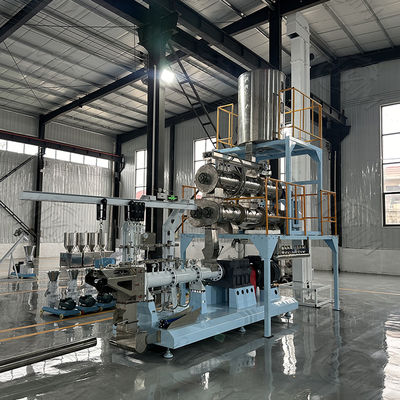 De dubbele machine van de de Extruderproductie van het schroef Automatische droge Voedsel voor huisdieren