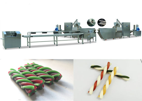 380V tandheelkundige verzorging Twin Screw Pet Food Production Line Extruded Dog Chewing Snacks