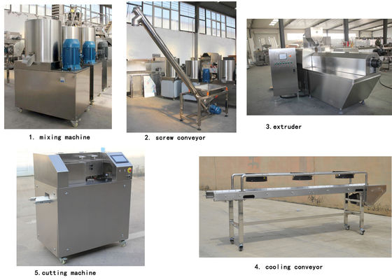 Stok en Huisdier van de hond behandelen het de Tandzorg de Draai van de Machine het Dubbele Kleur Maken