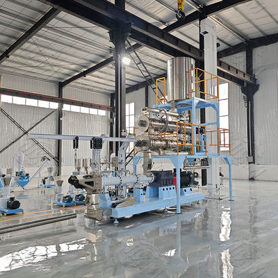 Dubbele de Extrudermachine van de Schroefhondevoer met PLC van Siemens