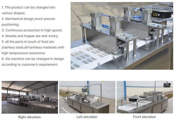 Efficiënte en Duurzame Graangewassenbar die Machine vormen die volledig door Stanless Steel 304 wordt gemaakt