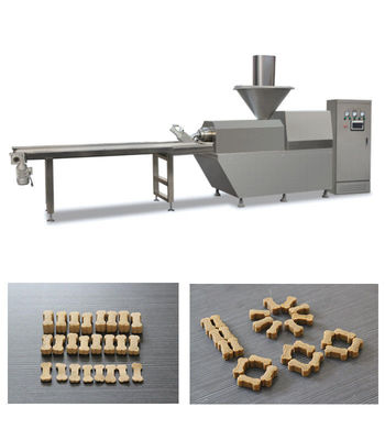 De automatische Van het het roestvrije staal materiële huisdier van de Voedsel voor huisdierenproductielijn machine van de het vleessnack