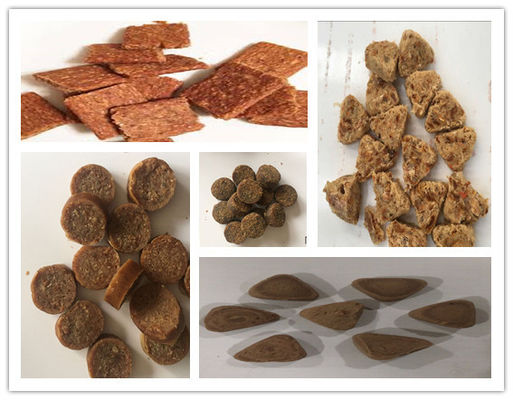 Het Commerciële vlees van de Voedsel voor huisdierenproductielijn/vissen/rundvlees het schokkerige maken van/het vormen van machines