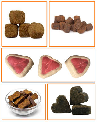 De droge van het huisdierensnacks van de Besnoeiingskip schokkerige het Voedsel voor huisdierenproductielijn Voor hond opleiding behandelt