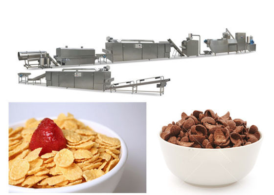 GraangewassenCornflakes die van de de Verwerkingslijn van de Machinesnack PLC van Siemens Touch screen maken