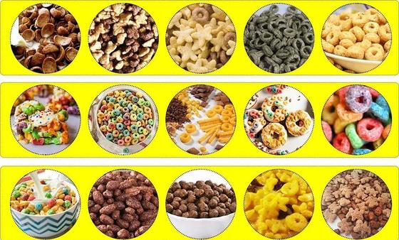 De maïs schilfert machines/Van de cornflakessnack voedselproductielijn af